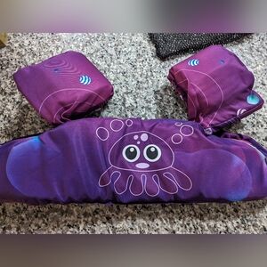 Kids Swim Float with Purple Octopus Design